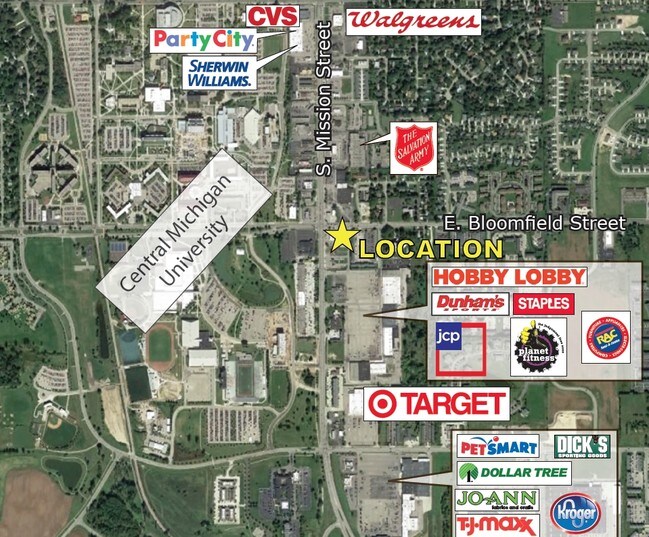 More details for 2003-2007 S Mission St, Mount Pleasant, MI - Retail for Sale
