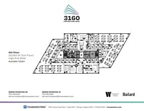 3160 Fairview Park Dr, Falls Church, VA à louer Plan d’étage- Image 1 de 1