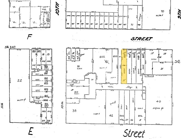 918 F St NW, Washington, DC for lease - Plat Map - Image 2 of 10