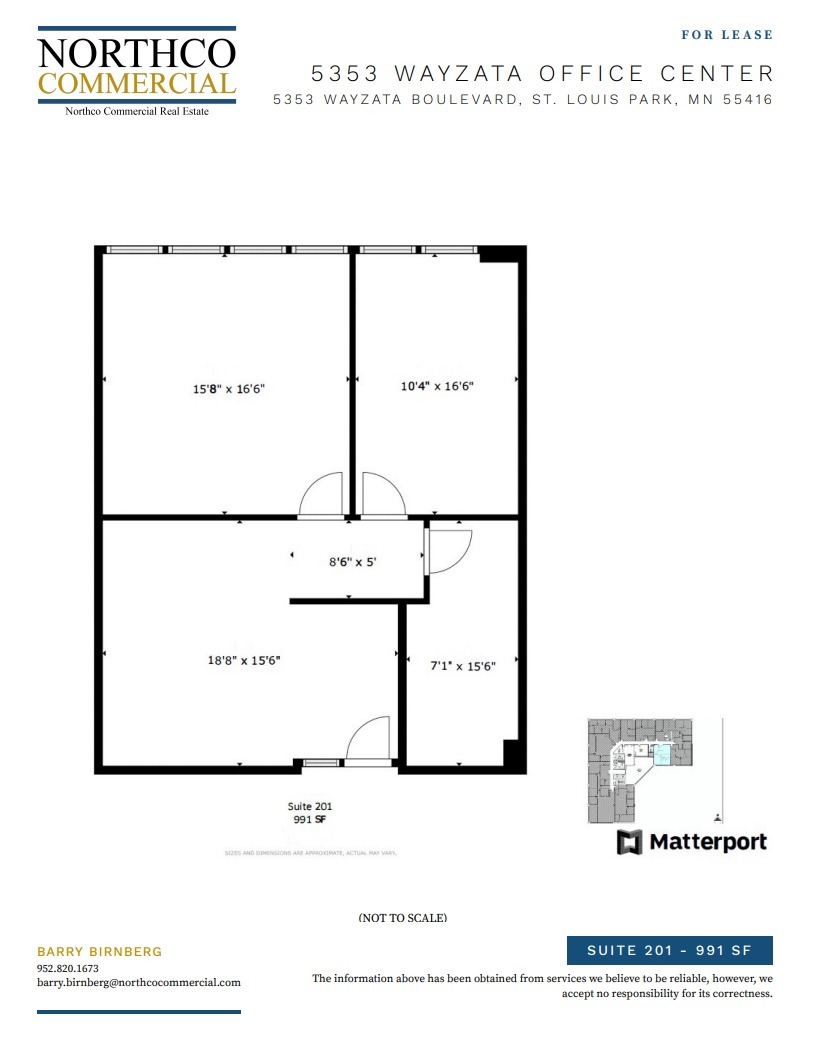 5353 Wayzata Blvd, Saint Louis Park, MN for lease Floor Plan- Image 1 of 1