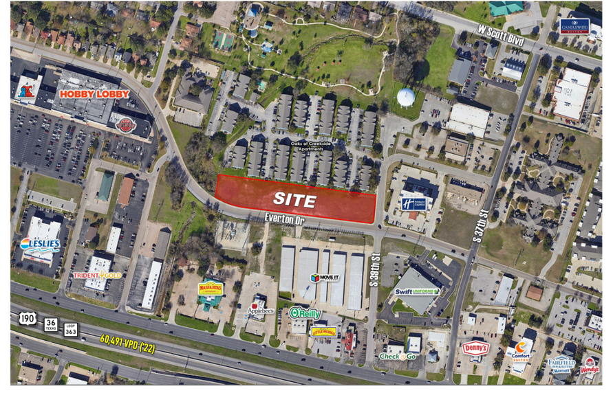 2608 S 39th St, Temple, TX à vendre - Aérien - Image 3 de 13