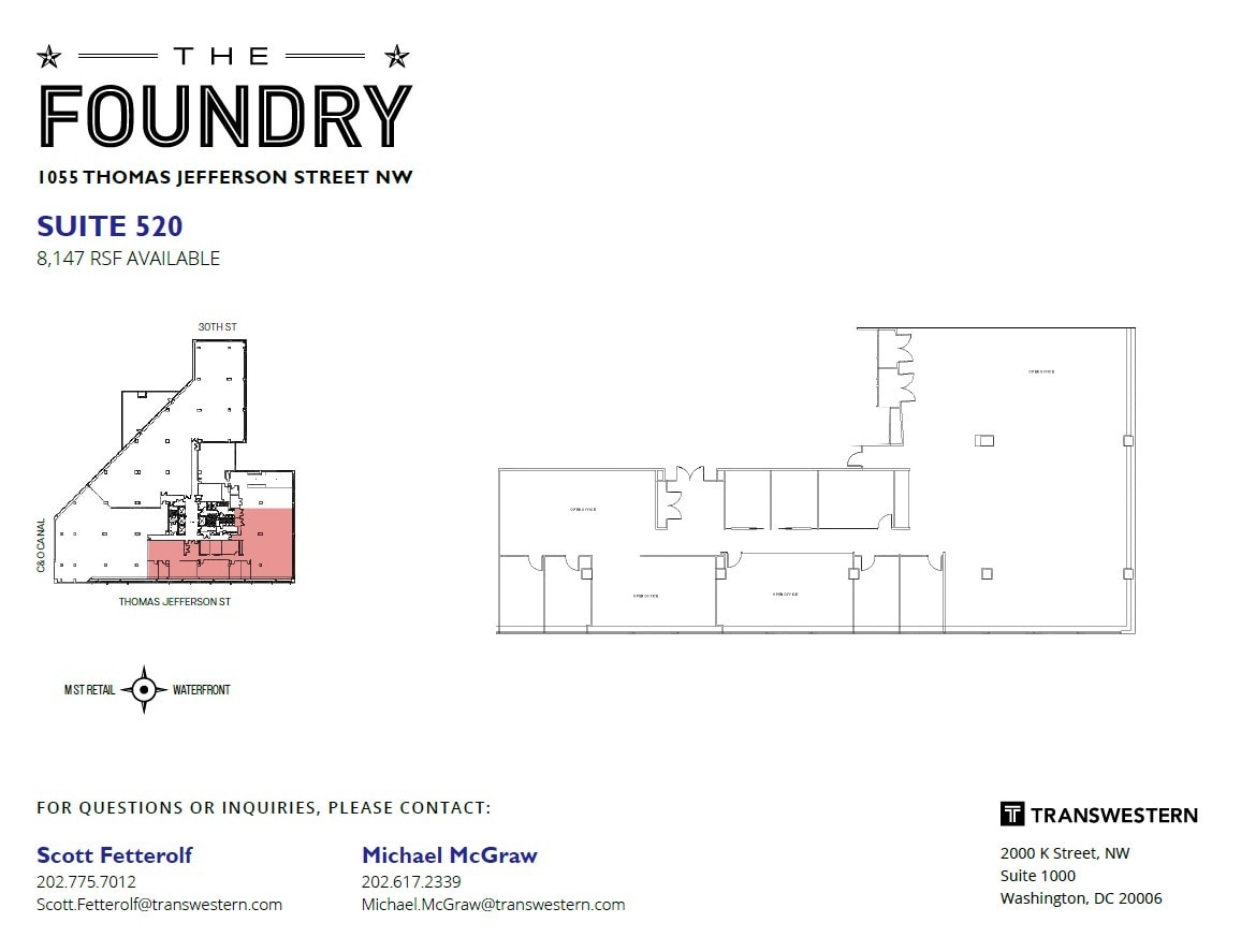 1055 Thomas Jefferson St NW, Washington, DC for lease Interior Photo- Image 1 of 1