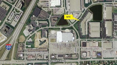 9715 Kincaid Dr, Fishers, IN - AERIAL map view