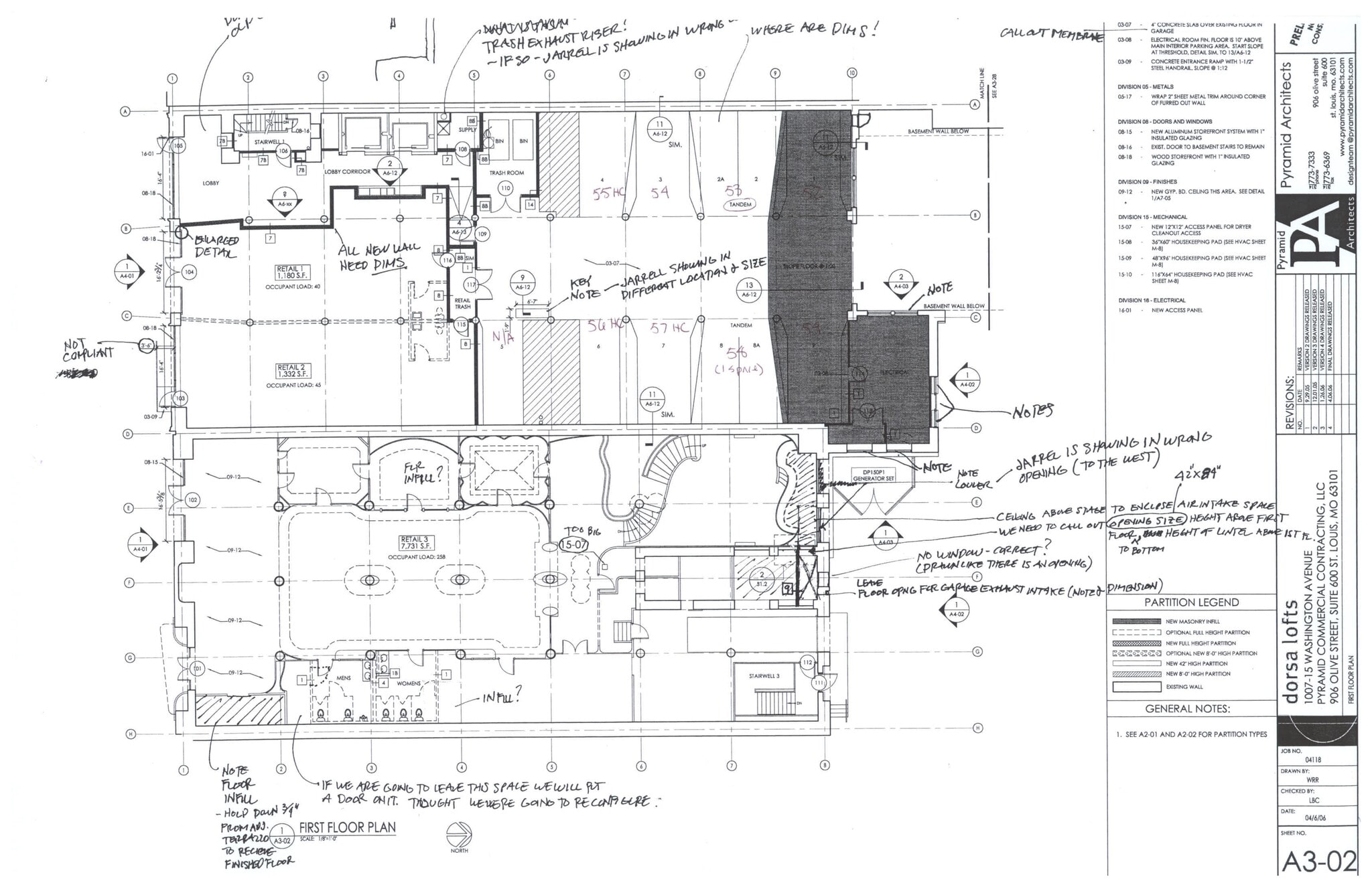1011 Washington Ave, Saint Louis, MO à louer Plan de site- Image 1 de 3