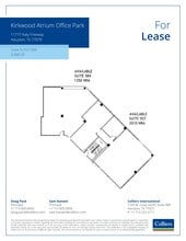 11777 Katy Fwy, Houston, TX à louer Plan de site- Image 2 de 2