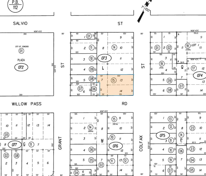 2295 Willow Pass Rd, Concord, CA à louer - Plan cadastral - Image 2 de 3
