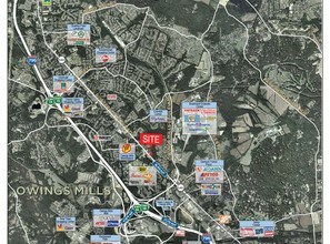 10809 Reisterstown Rd, Owings Mills, MD - AERIAL  map view