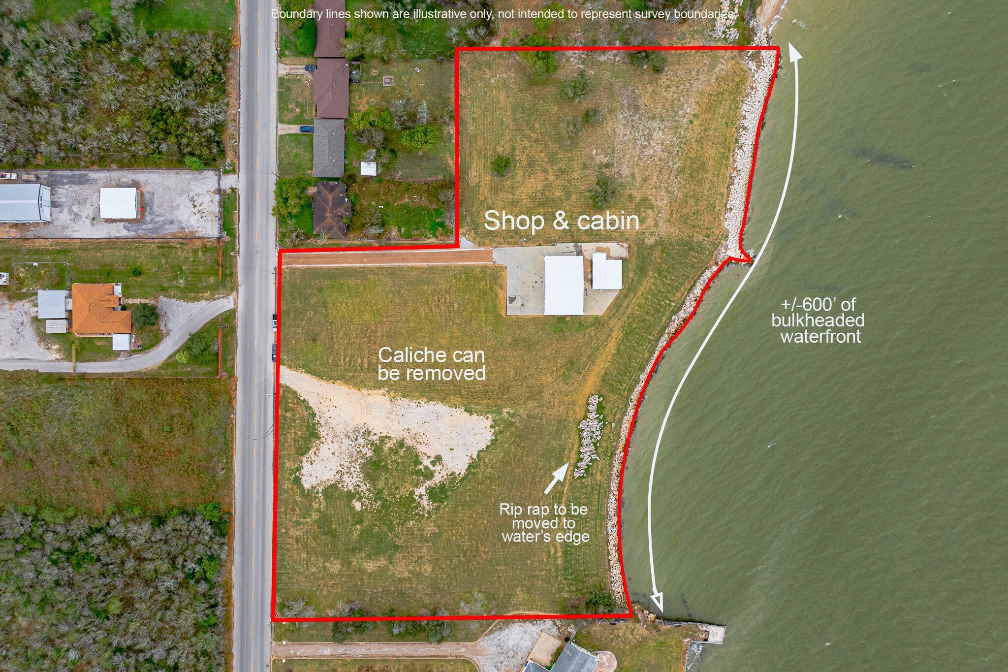 1120 S Virginia St, Port Lavaca, TX for sale Aerial- Image 1 of 7