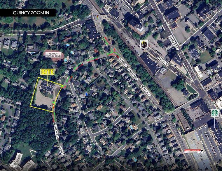 27 Glendale Rd, Quincy, MA for lease - Aerial - Image 3 of 3