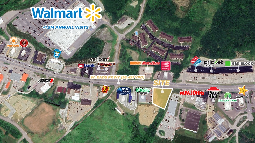 1108 Eads Pkwy, Lawrenceburg, IN for lease - Aerial - Image 1 of 3