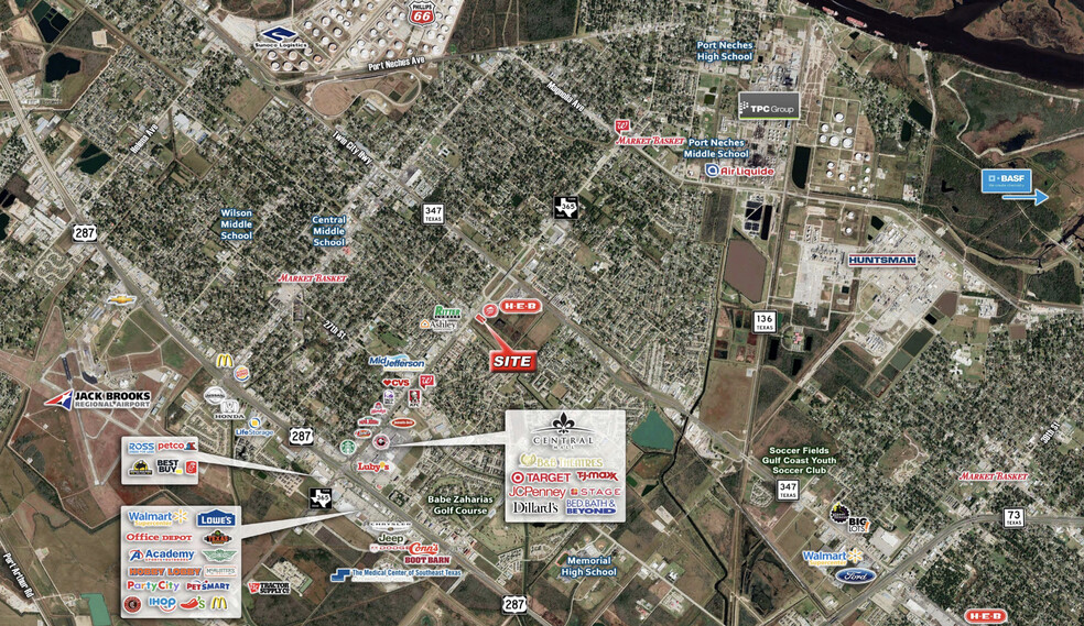 4640 Highway 365, Port Arthur, TX for sale - Aerial - Image 3 of 3