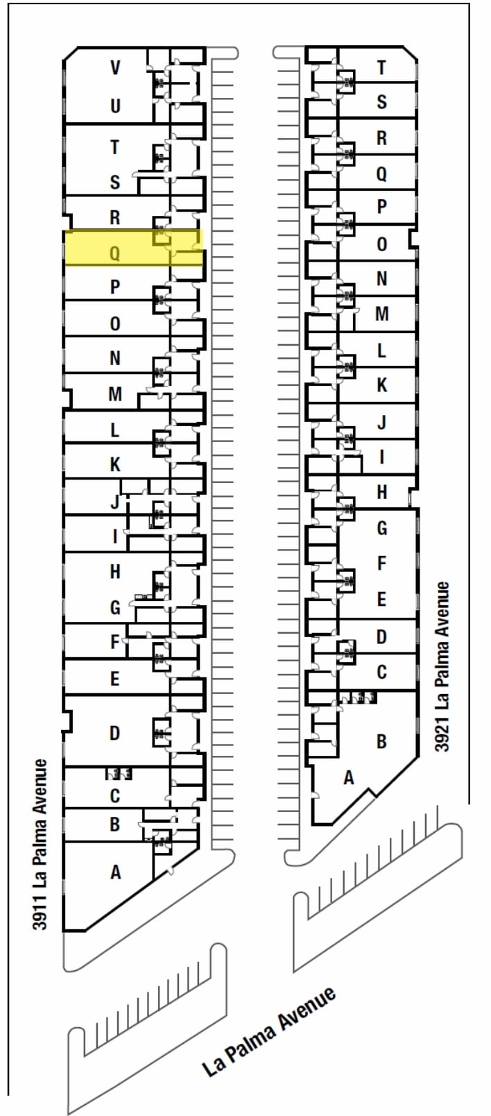 3911-3921 E La Palma Ave, Anaheim, CA for lease Site Plan- Image 1 of 2