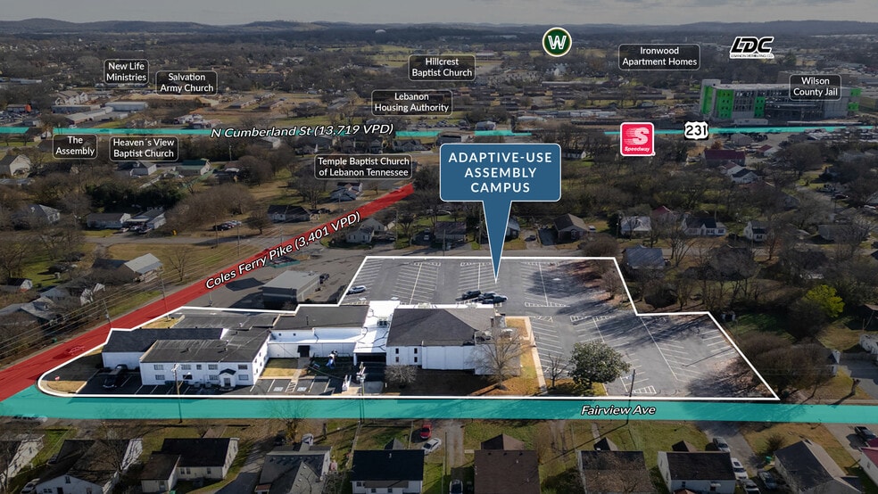 310 Coles Ferry Pike, Lebanon, TN for lease - Building Photo - Image 3 of 5