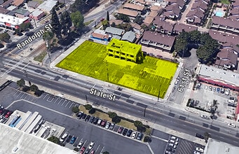 6101 State St, Huntington Park, CA - Aerial map view
