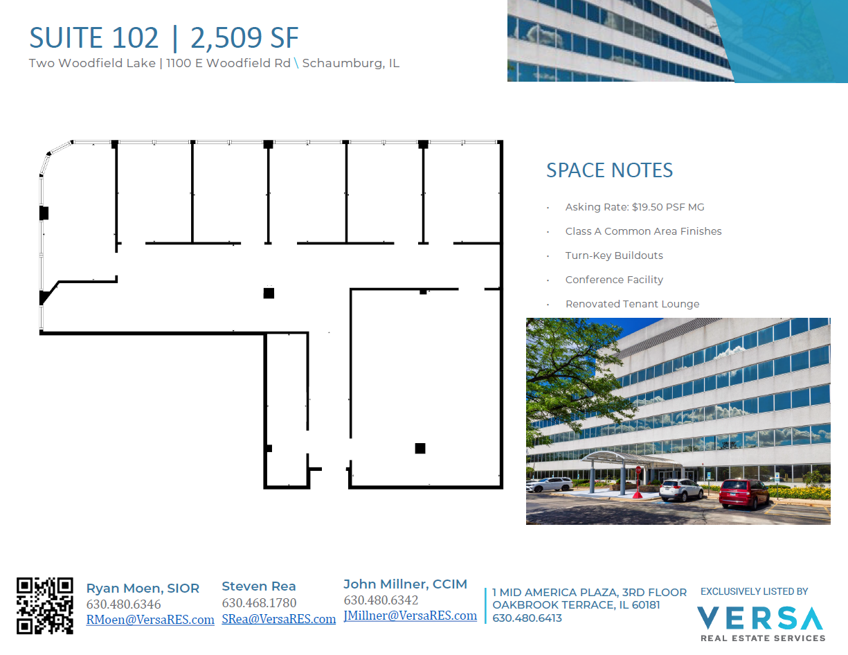 1100 E Woodfield Rd, Schaumburg, IL for lease Floor Plan- Image 1 of 1