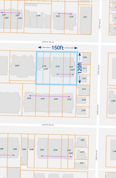 2220-2238 7th Av W, Vancouver, BC for sale - Site Plan - Image 2 of 2