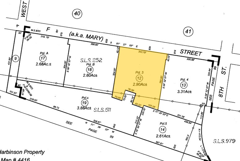 839 F St, West Sacramento, CA à louer - Plan cadastral - Image 3 de 10