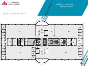 7595 TECHNOLOGY WAY, Denver, CO à louer Plan d’étage- Image 1 de 1