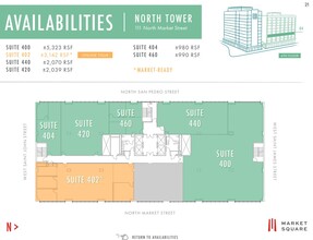 111 W Saint John St, San Jose, CA à louer Plan d’étage- Image 1 de 1