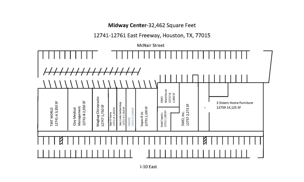 12741-12761 East Fwy, Houston, TX for lease - Site Plan - Image 3 of 3