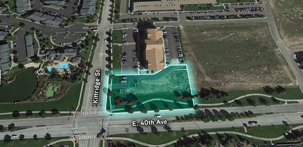 4050 N Kittredge St, Denver, CO - AERIAL map view - Image1