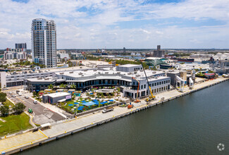 615 Channelside Dr, Tampa, FL - aerial  map view