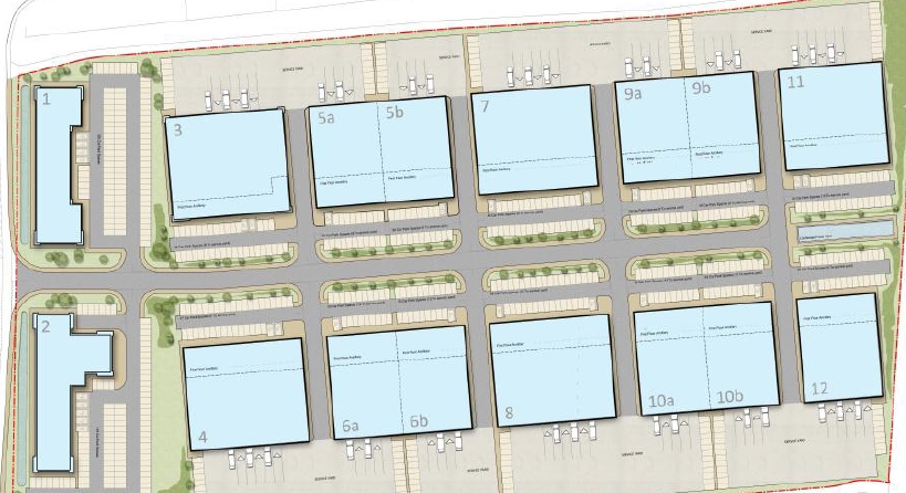 Langford Ln, Kidlington à louer - Plan de site - Image 2 de 3