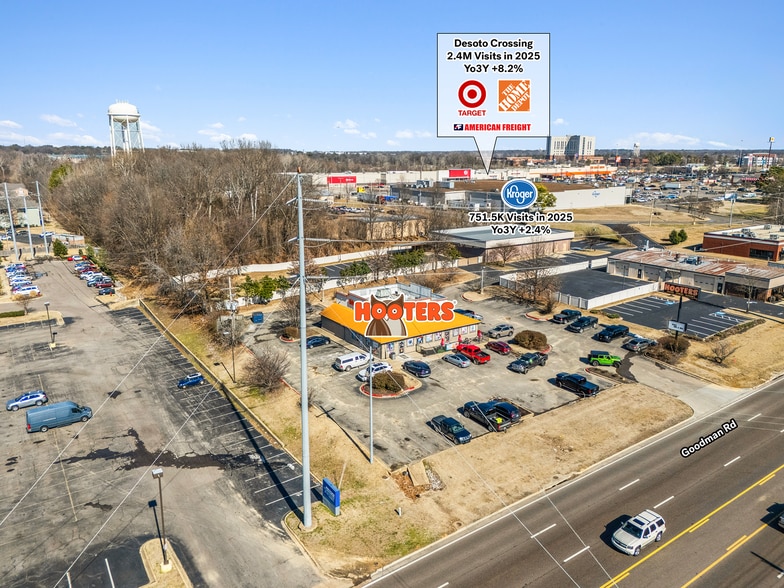 982 Goodman Rd W, Horn Lake, MS for sale - Building Photo - Image 3 of 9