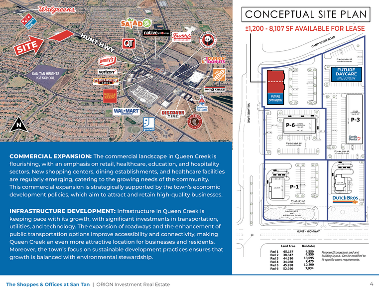 2515 W Hunt Hwy, Queen Creek, AZ à louer - Plan de site - Image 2 de 3