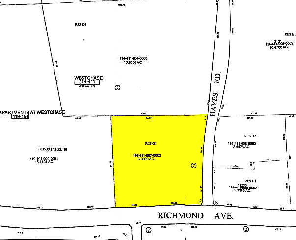 11300 Richmond Ave, Houston, TX à louer - Plan cadastral - Image 3 de 15
