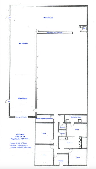 1128-1130 Highway 54 W, Fayetteville, GA à louer - Photo du bâtiment - Image 2 de 13