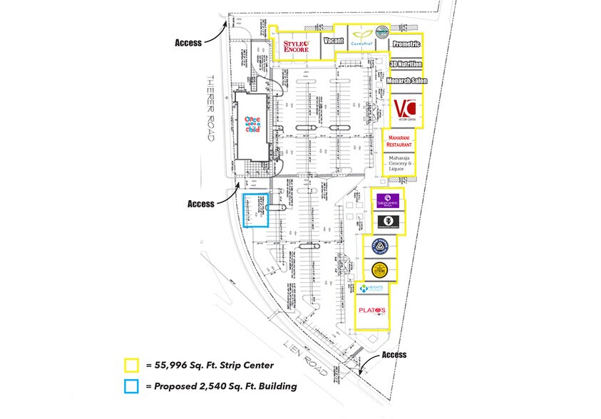 East Pointe Plaza portefeuille de 2 propriétés à vendre sur LoopNet.ca - Plan de site - Image 2 de 2