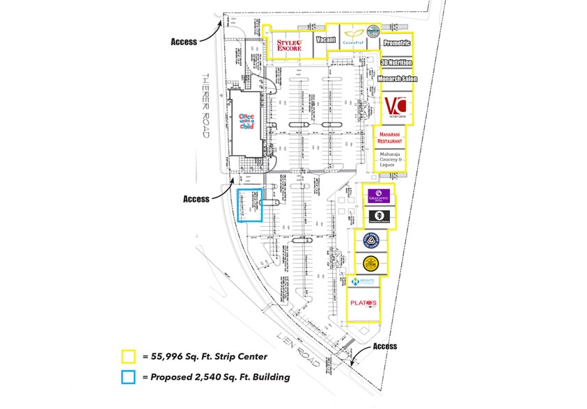 East Pointe Plaza portfolio of 2 properties for sale on LoopNet.ca - Site Plan - Image 2 of 2
