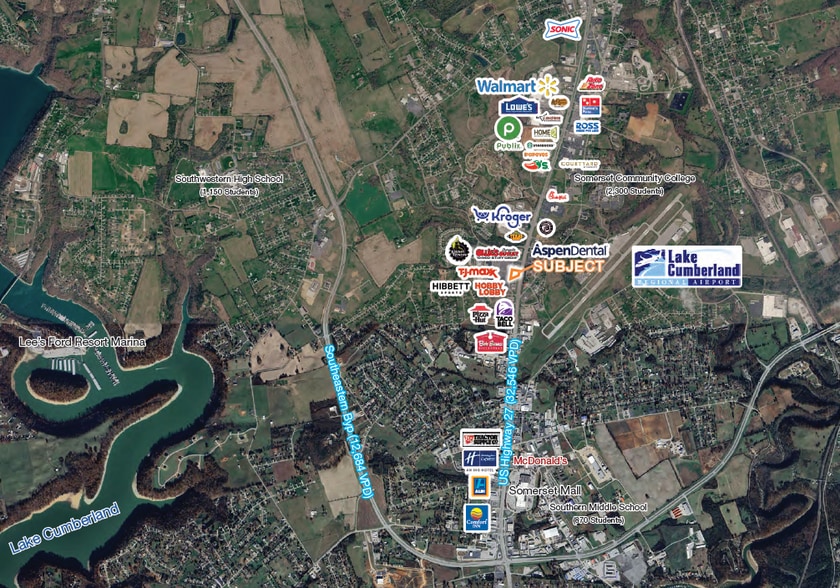 2911 S Highway 27, Somerset, KY for sale - Aerial - Image 2 of 7