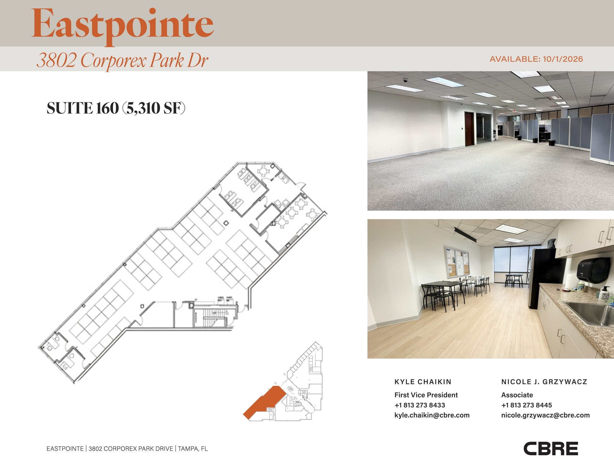 3802 Corporex Park Dr, Tampa, FL for lease Site Plan- Image 1 of 3