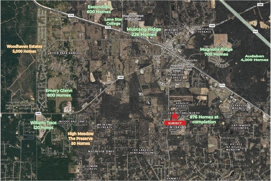 Nichols Sawmill Road, Magnolia, TX for sale - Building Photo - Image 2 of 4