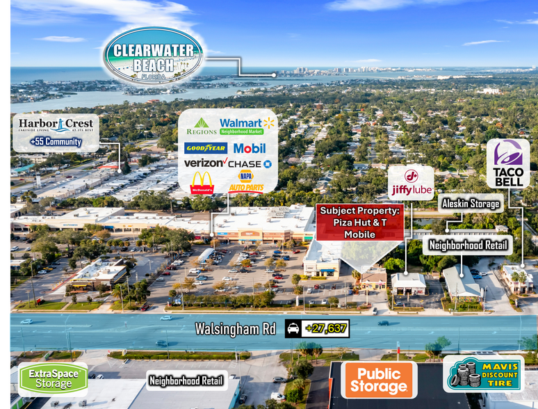 13785-13789 Walsingham Rd, Largo, FL à vendre - Aérien - Image 3 de 5