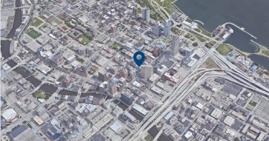 400 E Wisconsin Ave, Milwaukee, WI for lease - Aerial - Image 2 of 16