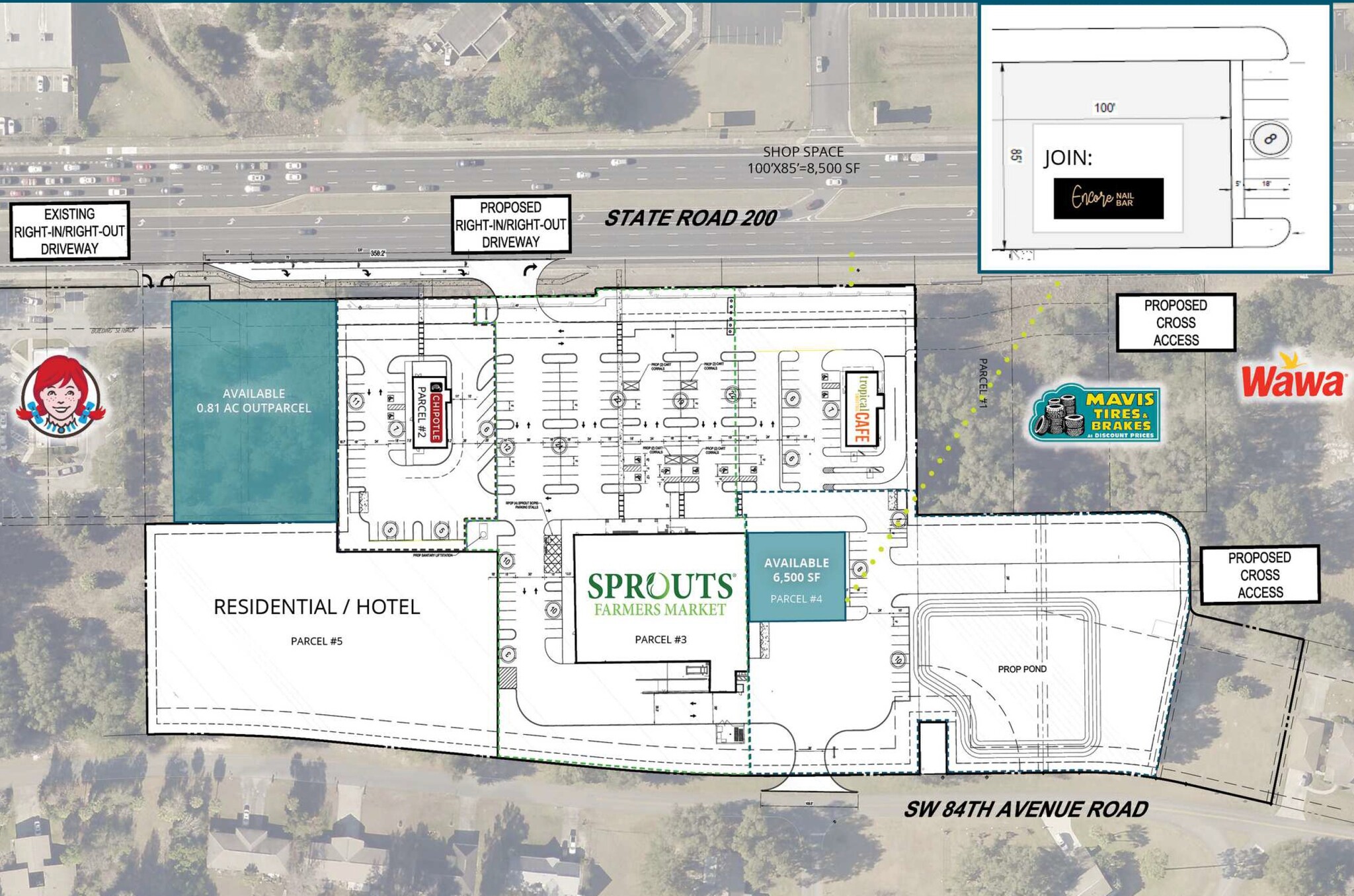 8300 SW State Road 200, Ocala, FL for lease Site Plan- Image 1 of 6