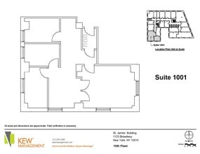 1133 Broadway, New York, NY for lease Floor Plan- Image 1 of 5