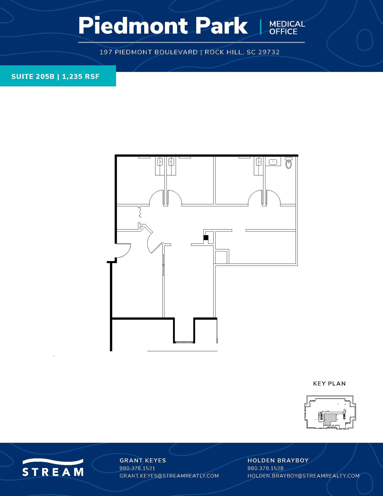 197 Piedmont Blvd, Rock Hill, SC à louer Plan d’étage- Image 1 de 1