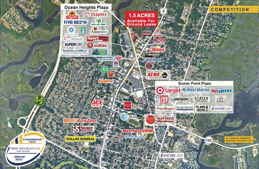 535 W. Ocean Heights Ave, Somers Point, NJ à louer - Photo du bâtiment - Image 2 de 7