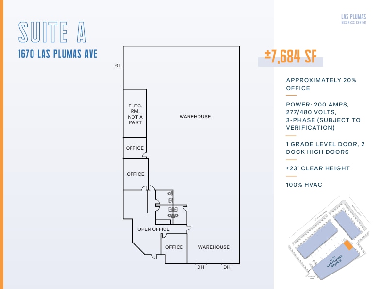 1670 Las Plumas Ave, San Jose, CA for lease Floor Plan- Image 1 of 1