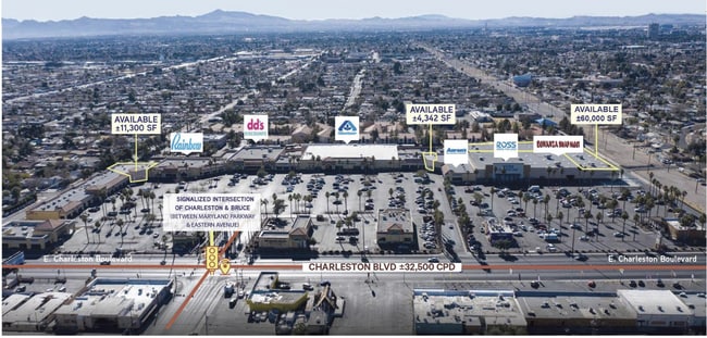 More details for 1720-1868 E Charleston Blvd, Las Vegas, NV - Retail for Lease