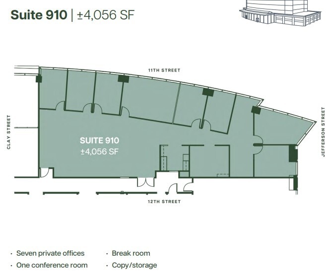 555 12th St, Oakland, CA for lease Floor Plan- Image 1 of 1