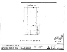 12740 Hillcrest Rd, Dallas, TX à louer Plan d’étage- Image 1 de 1