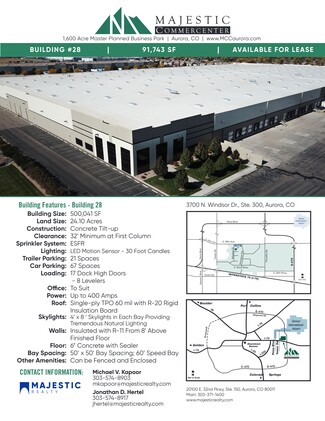 More details for 3700 N Windsor Dr, Aurora, CO - Industrial for Lease