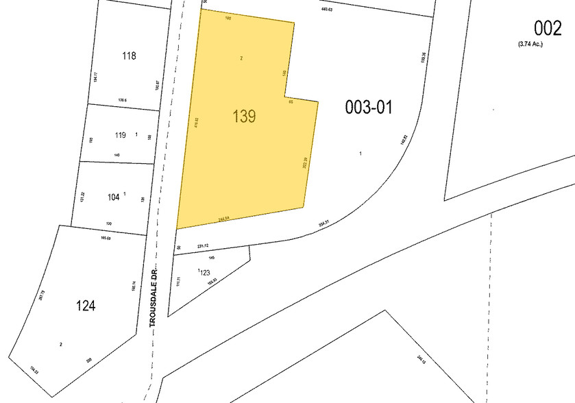 3656 Trousdale Dr, Nashville, TN à vendre - Plan cadastral - Image 1 de 1