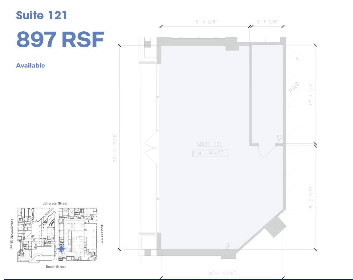 333 Jefferson St, San Francisco, CA for lease Floor Plan- Image 1 of 1