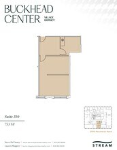 2970 Peachtree Rd NW, Atlanta, GA à louer Plan d’étage- Image 2 de 2